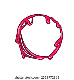 texture slime frame cartoon. sensory fun, creative homemade, playful relaxing texture slime frame sign. isolated symbol vector illustration