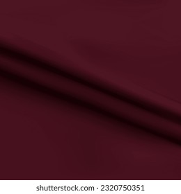 Texture of a smooth luxurious, elegant fabric in burgundy, purple, red. Purple satin or silk fabric with folds and waves