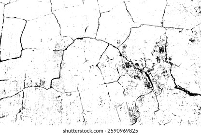 Texture soil dry crack background pattern of drought lack of water of nature white black old broken.