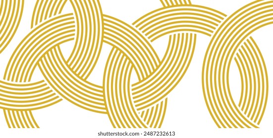 Texture spaghetti abstract geometric pattern. Pasta Wavy background.