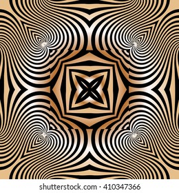 texture spiral pattern in the form geometrical elements a gold gradient background