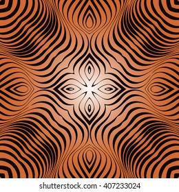 texture spiral pattern in the form of squares on a gold gradient background