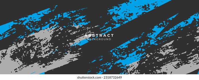 Texture for sport racing. Abstract grey blue geometric stripes background. 