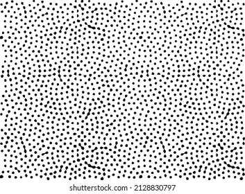 Texture: Stochastic Trendy Hand Drawn Dot Pattern