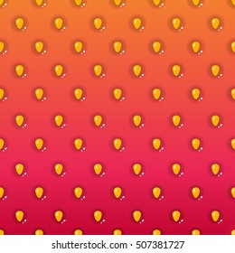 Texture of a strawberry with seeds, vector seamless pattern