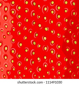 Texture strawberry, Vector background