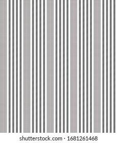 Texture stripe seamless pattern with Black, Red and White colors vertical parallel stripes.Vector abstract background.