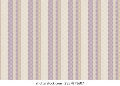 Texture stripe vertical of fabric seamless lines with a background pattern vector textile in light and pastel colors.