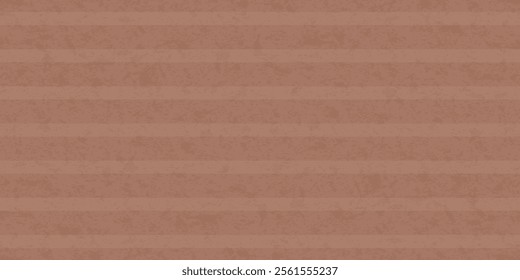 Texture of striped craft paper, background in mocha mousse color, seamless pattern with rough distress effect for interior decoration, scrapbook, wrapping paper. Vector illustration