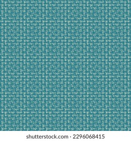 The texture of a synthetic blue carpet. A floor rug with geometric elements. Decorative textured background. Vector artwork.