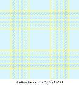 Texture tartan check of pattern seamless vector with a textile background fabric plaid in light and yellow colors.