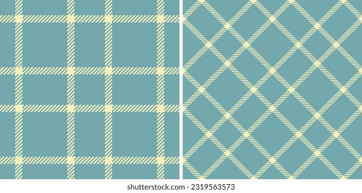 Texture tartan vector of pattern background seamless with a fabric plaid check textile set in cream colors.
