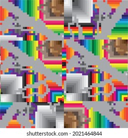 texture technology pixel unique multi color