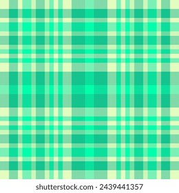 Textura textil de fondo de tartán sin costuras a cuadros con un vector de verificación de patrón de tela en colores claros y azules.
