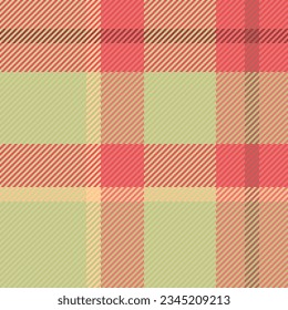 Comprobación textil de textura del fondo de estrías sin fisuras con una tela de patrón vectorial de color rojo y claro.