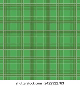 
Texturtextilien nahtlos. Gewebe-Vektormuster. Plaid Tartan Check Hintergrund. Green Irish Tartan Muster. nahtloses Tartan-Muster