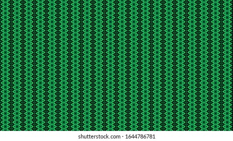 A texture that consists of green and black triangles and ovals.