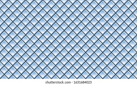 A texture that consists of white volumetric rhombuses.