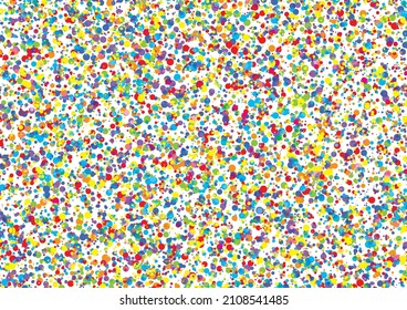 Texture that looks like colorful ink is scattered