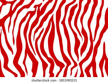 texture of tiger red on white background for textile clothing linen paper