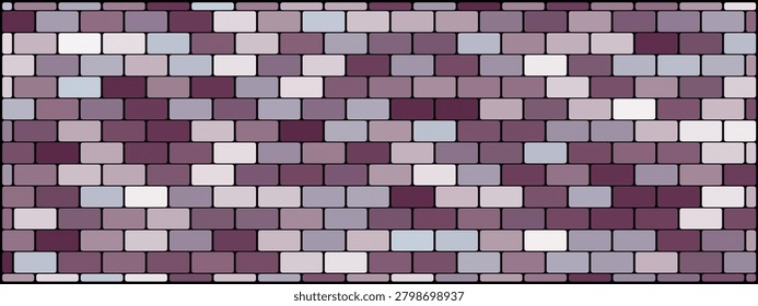 Texture Tile Cobblestone, Texture Paver Cobble, Texture Cobble Stone. Decorative Walkway Surface Design with Vintage Masonry Architecture Concept.