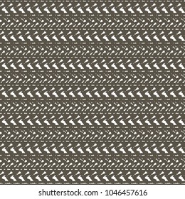 Texture of traditional wool blanket in alternate flecked strips. Monochrome graphics. Vector illustrations.