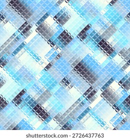 Textura, vidrio esmerilado estriado abstracto transparente, mate, efecto borroso. Fondo decorativo de vidrio ondulado teñido. Patrón de Vector sin costuras