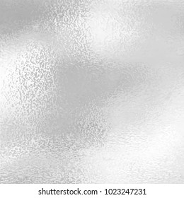Texture, Transparent, Matte White And Grey Frosted Glass, Blur Effect. Stained Glass Decorative Background. Silver Texture. Stock Vector