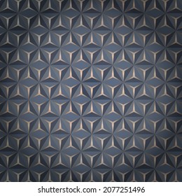 luz de triángulo de textura relieve interno