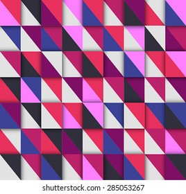 Texture of triangles. Vector illustration.