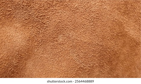 Texture of turned brown leather. Brown suede leather, eco leather background. Texture of soft brown cowhide close-up. Leather material. Fashion, style, material.