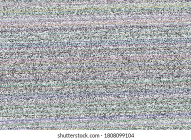 Texture of TV Noise, Random Dot Pattern of Static When There Is No Signal