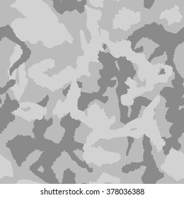 Texture of urban camouflage. Seamless Pattern. 