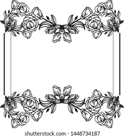 Texture of various card, feature beautiful floral frame. Vector