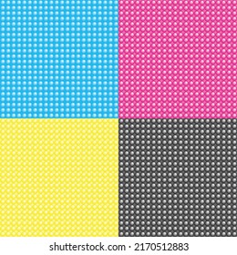 Texture vector 3D mono-tone round 