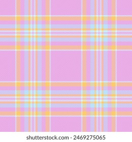 Vector texturizado de tela a cuadros con un fondo de estampado escocés sin costuras en colores claro y ámbar.