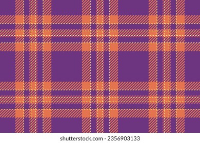 Texture vector fabric of background tartan pattern with a seamless check plaid textile in red and eminence colors.