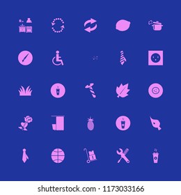 texture vector icons set. with screw, boiled pan, electric outlet and left arrow in set