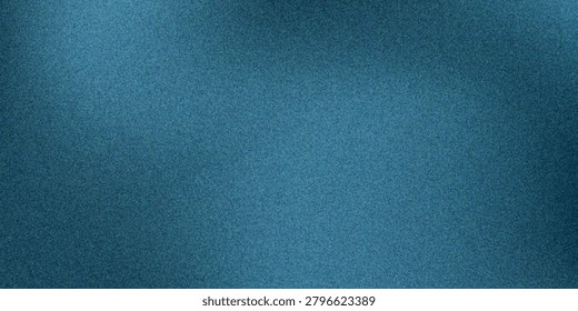 Texture of vintage navy blue paper background with vignette. Structure of dense dark denim kraft cardboard with frame. Felt gradient backdrop closeup.