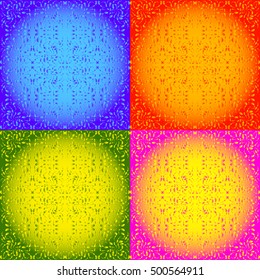 Texture for wallpaper and curtains. A set of textures for curtains and textiles in the blue, purple, red and green backgrounds.