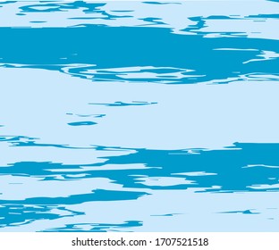 The texture of the water. Abstract  background with different shades of blue. Vector illustration