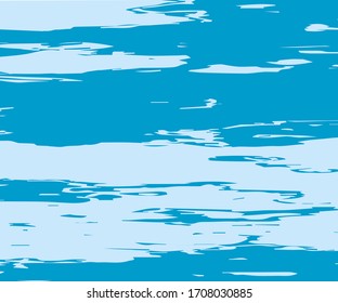 The texture of the water. Abstract  background with different shades of blue. Vector illustration