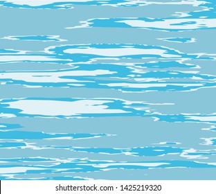 The texture of the water. Abstract natural background with different shades of blue. Vector illustration