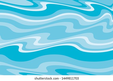 The texture of the water. Abstract natural background with different shades of blue. Vector illustration
