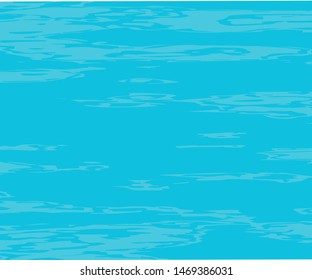 The texture of the water. Abstract natural background with different shades of blue. Vector illustration