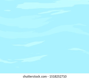 The texture of the water. Abstract natural background with different shades of blue. Vector illustration