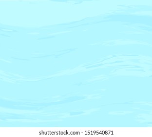The texture of the water. Abstract natural background with different shades of blue. Vector illustration