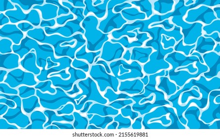 Texture of water. Blue water texture background in vector illustration