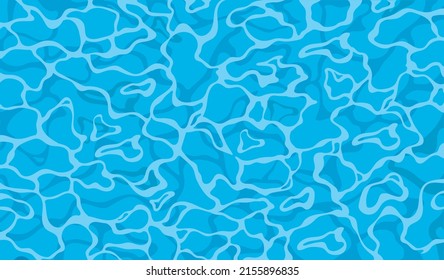 Texture of water. Blue water texture background in vector illustration