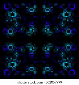 Texture watery abyss. Blue pattern depth of the water or space.